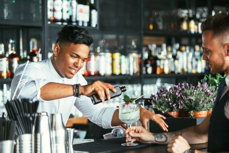 Practical Magic themed party - apothecary bar station