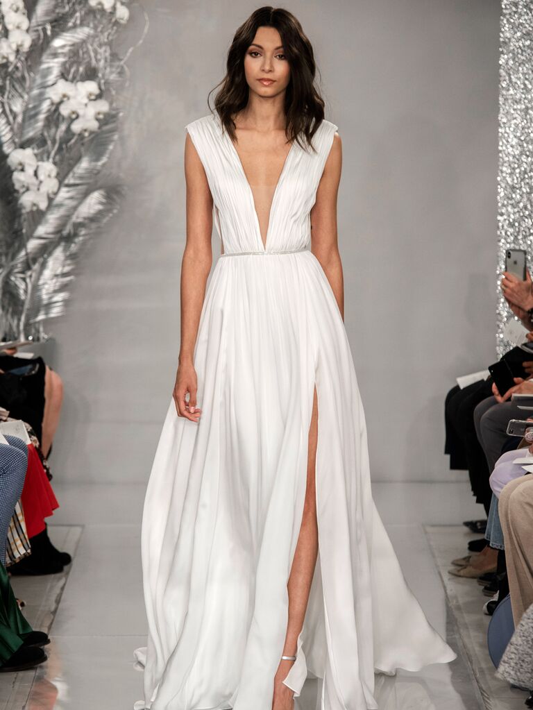 simple wedding dress for godmother