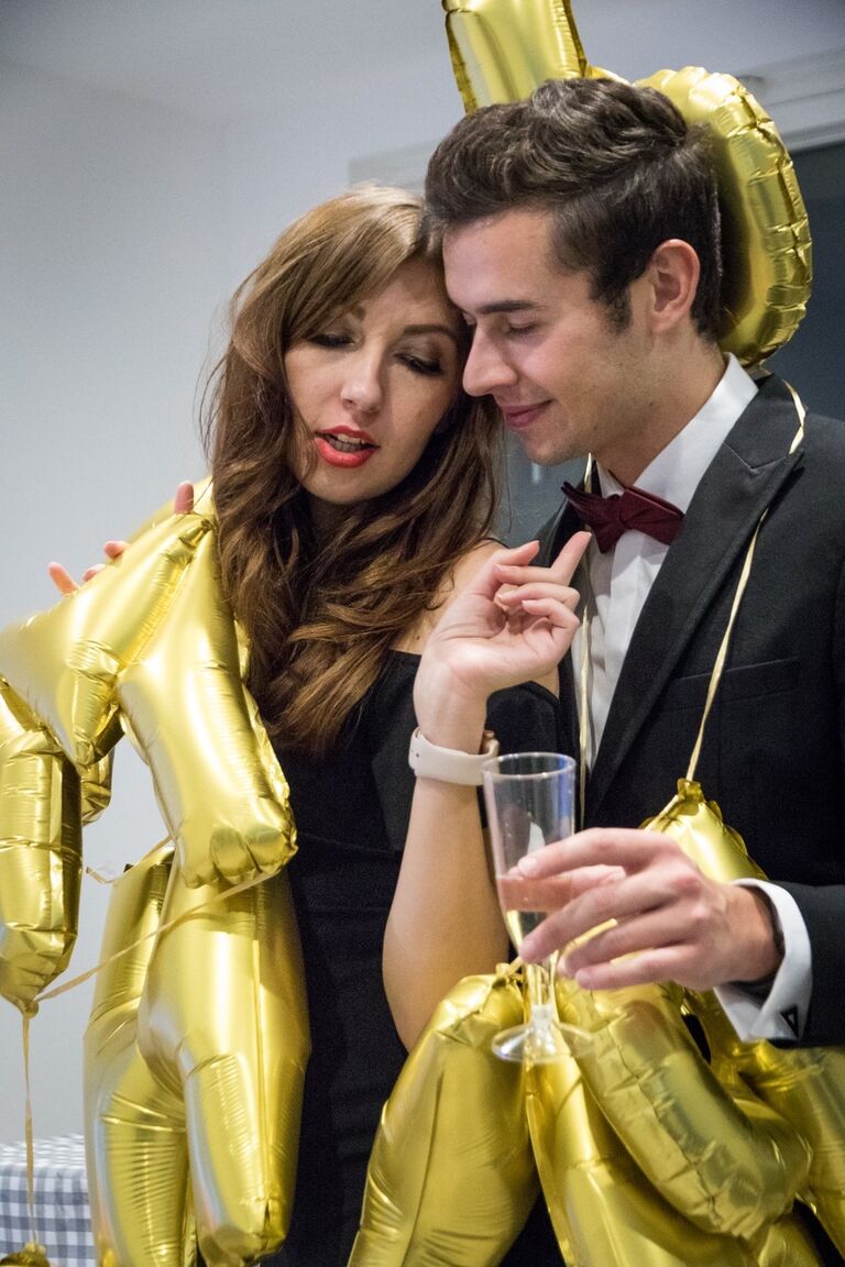 The first party at Casa Fritillary was a a stylish black tie affair seeing in the new year.