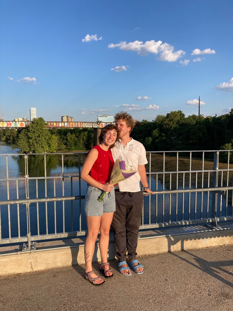 Right after Zak proposed!