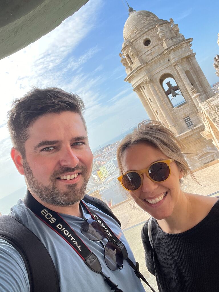Cadiz, Spain. We made up our own walking tour in this cute little port town. Our favorite thing to do was sit down at a restaurant and enjoy the tapas!