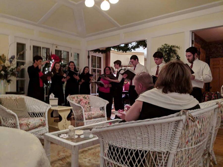 They pair continued to get to know each other and after a couple years spent more time together after school.  They sang at special events together...