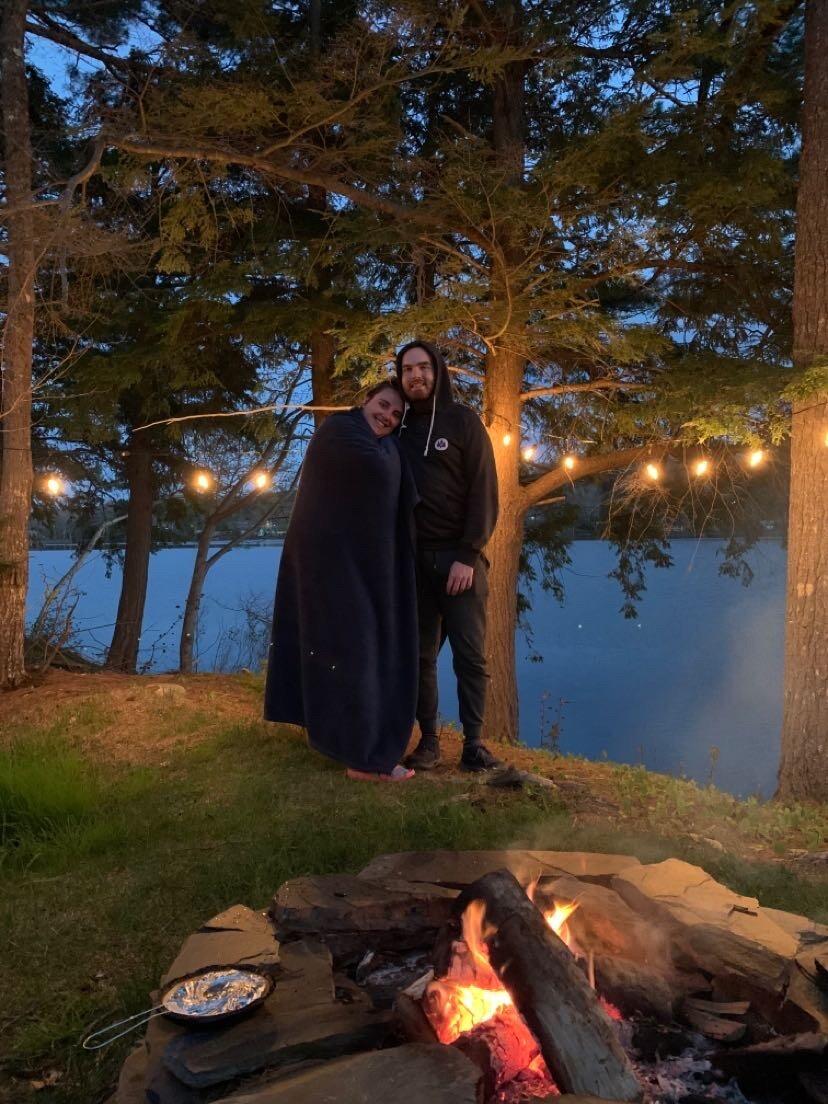 Many nights like this one on Tucker Lake together.