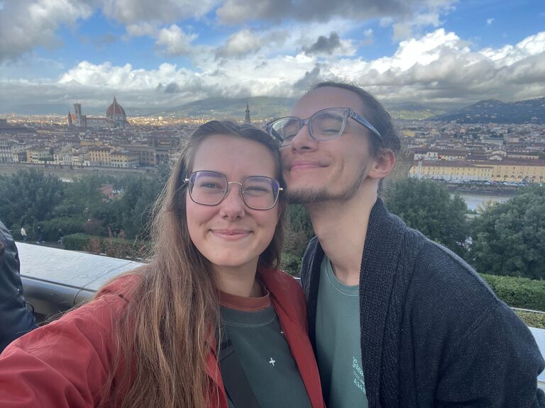 connor: "Hey, wanna study abroad with me? It'll be fun" 
kelly: "Say no more, I'm there"