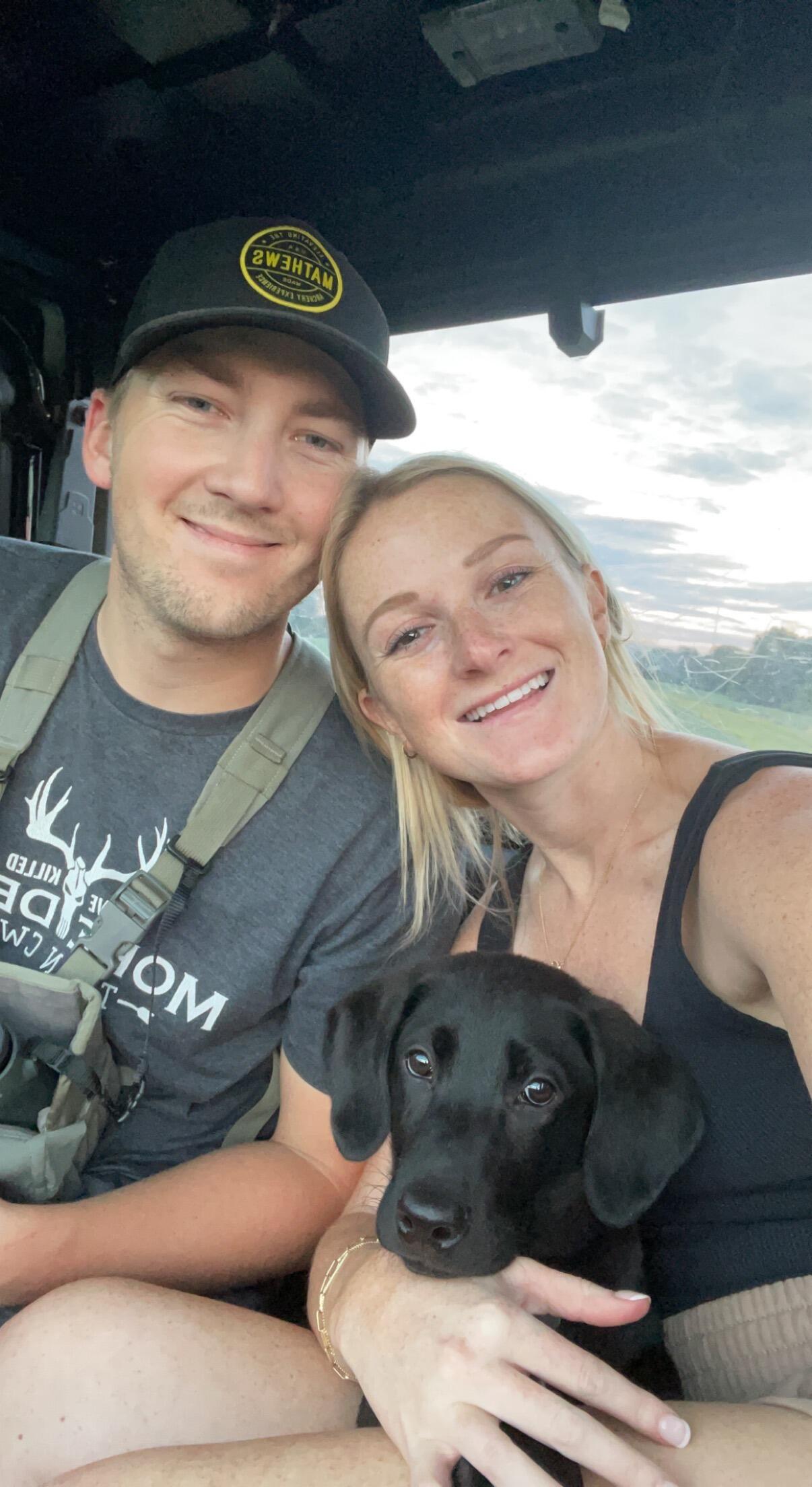 We got our black lab puppy Cash in June 2022