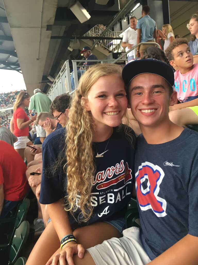 Our first Braves game together!