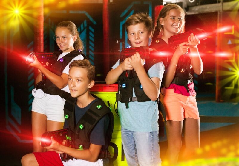 10th birthday party ideas - laser tag