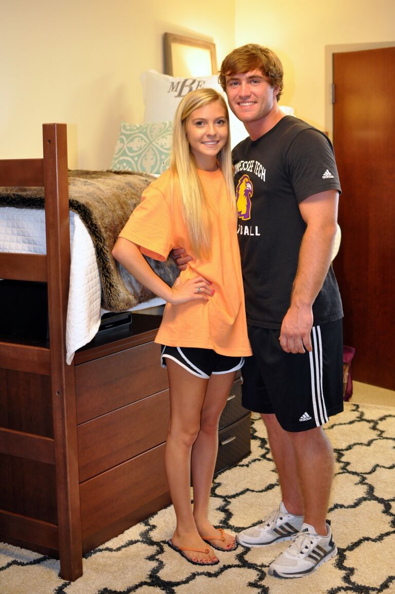 Megan's college move in day - yay!