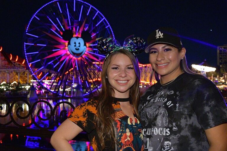 Celebrated our 1st anniversary in the "happiest place on earth" to experience the Oogie Boogie Bash for Emily's favorite time of the year - Halloween!