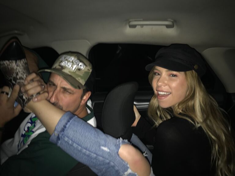 Like most love stories in the modern world, this one began with a young (but WAY older) man sliding into the DMs of a damsel in distress.

(our first photo together, unfortunately)