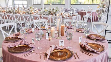 Baby Blue Satin Runner - Talk of the Table - Toronto - Linen Rentals