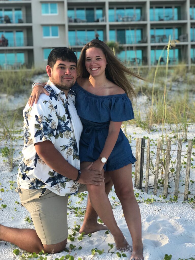 Our first of many family vacations together! We all love being at the beach together.