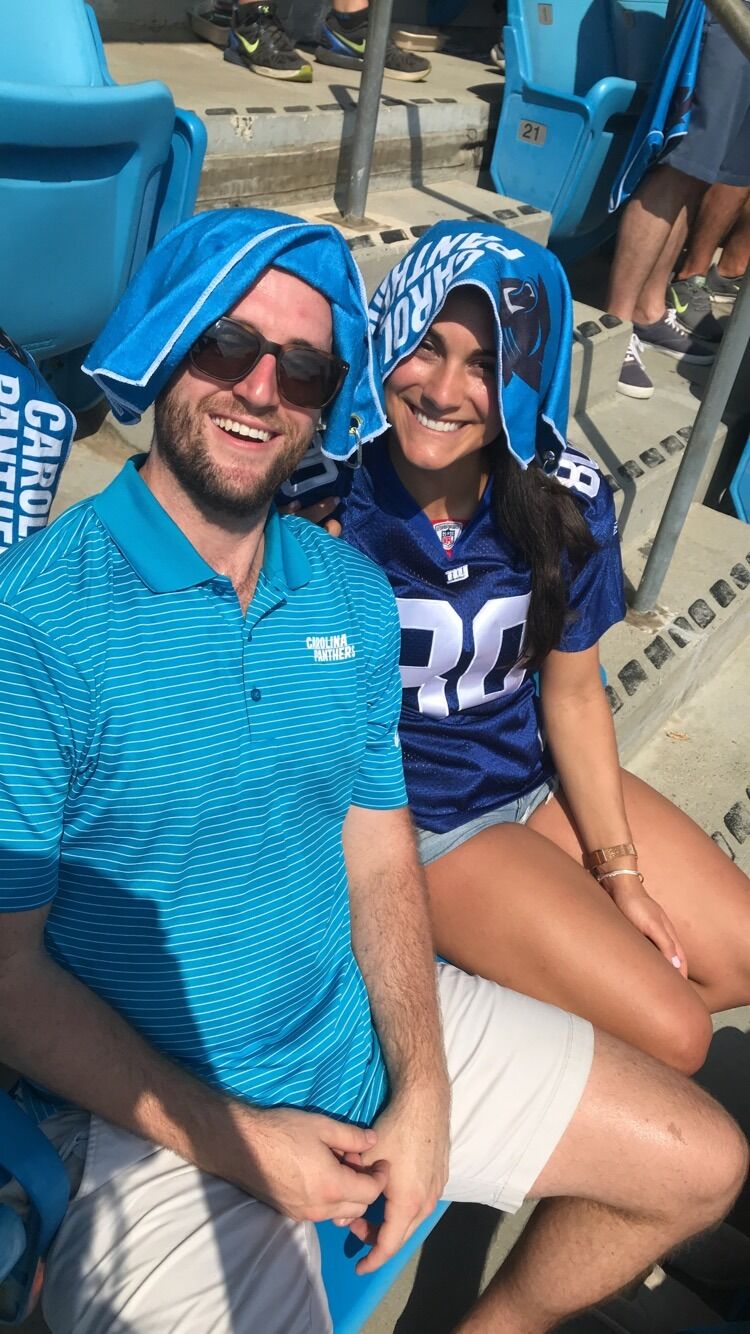 We go to the Panthers vs Giants and experience "fall" in the south