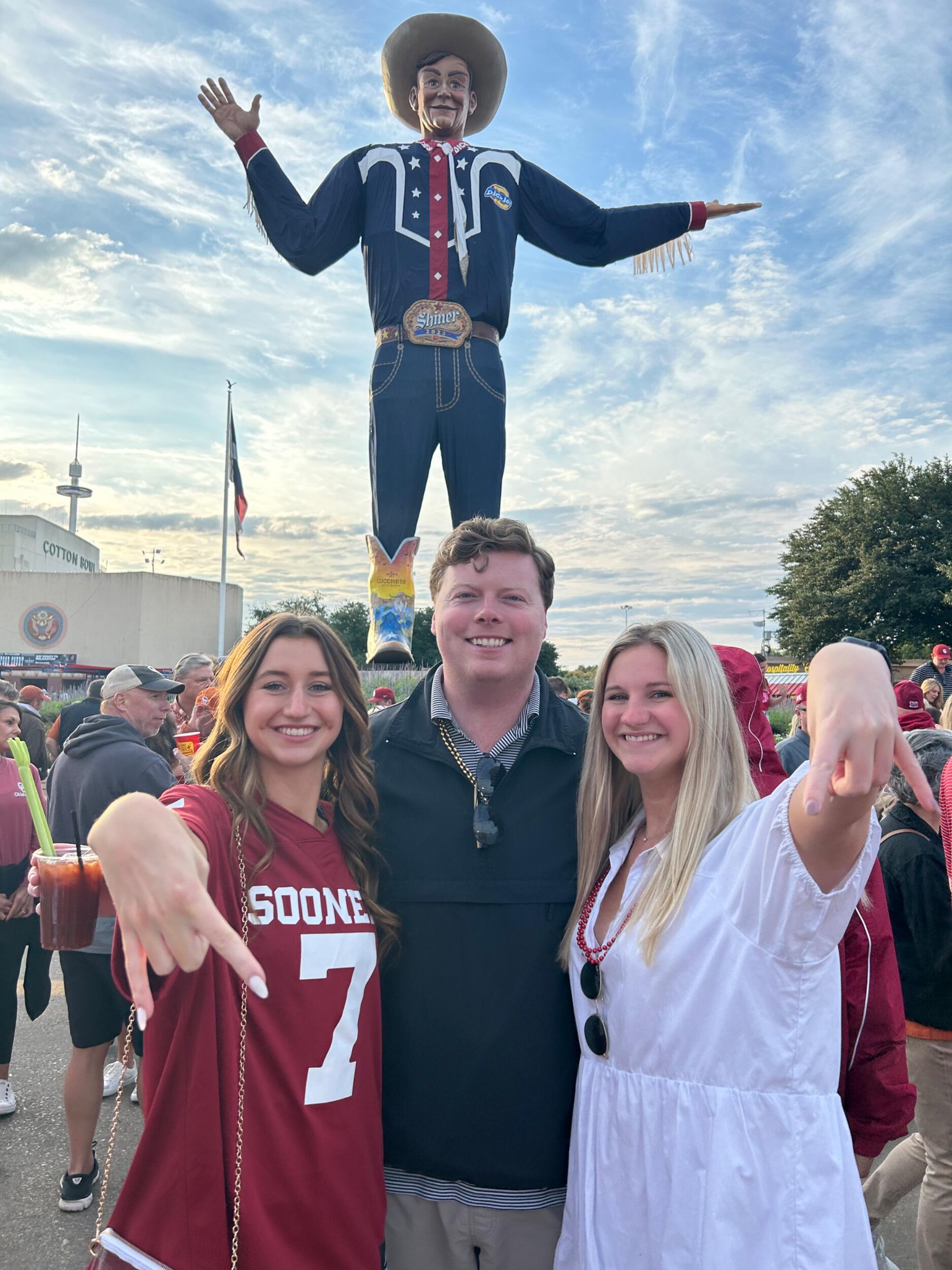 Red River Rivalry game in Texas
