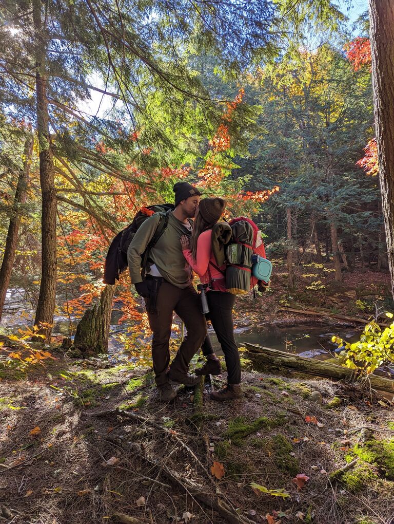 Savannah moved to the UP with Jon and they set out on a 5-day backpacking trip in the Porcupine Mountains with a few close friends.