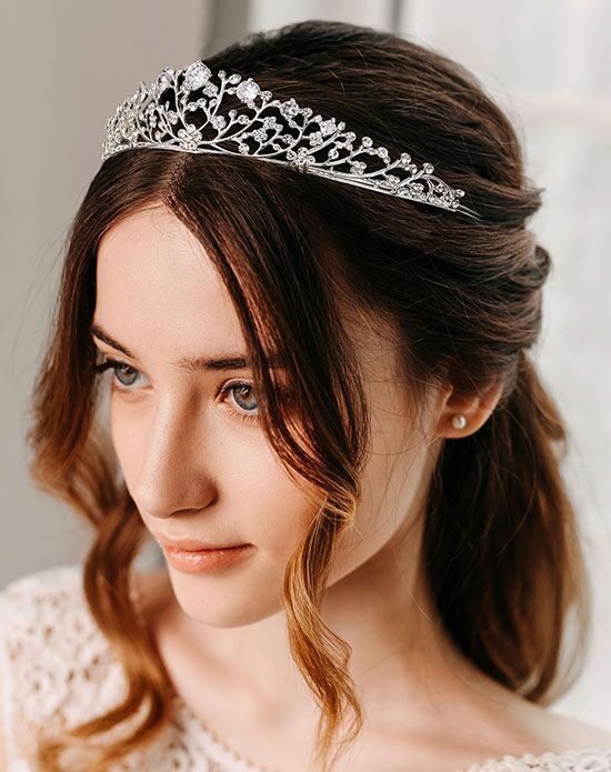 Crown Crystal Rhinestone Tiara Wedding Bridal Headpiece Hair Accessory Headband 