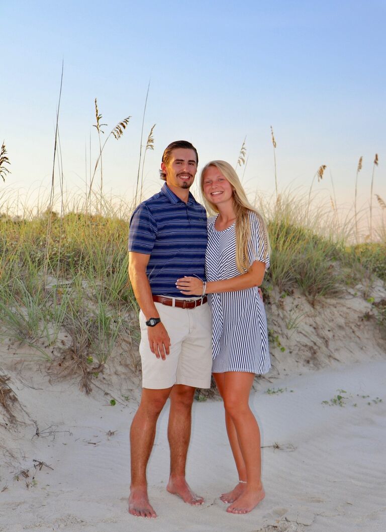 Morgan went to the beach with Will and his family for the first time! 