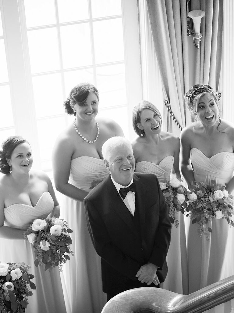 How to Do a First Look With Your Bridal Party