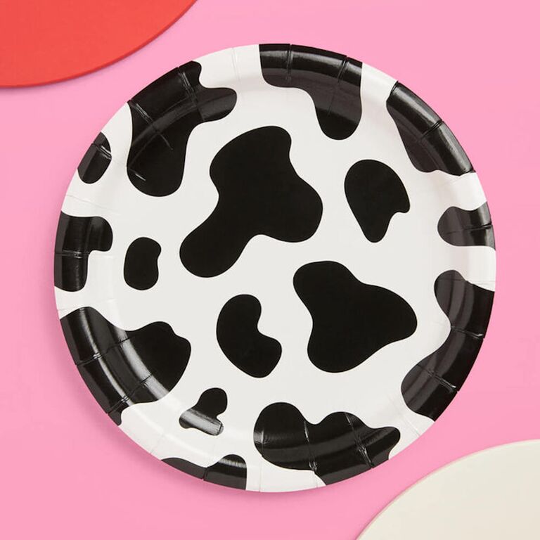Cow Pattern Plates