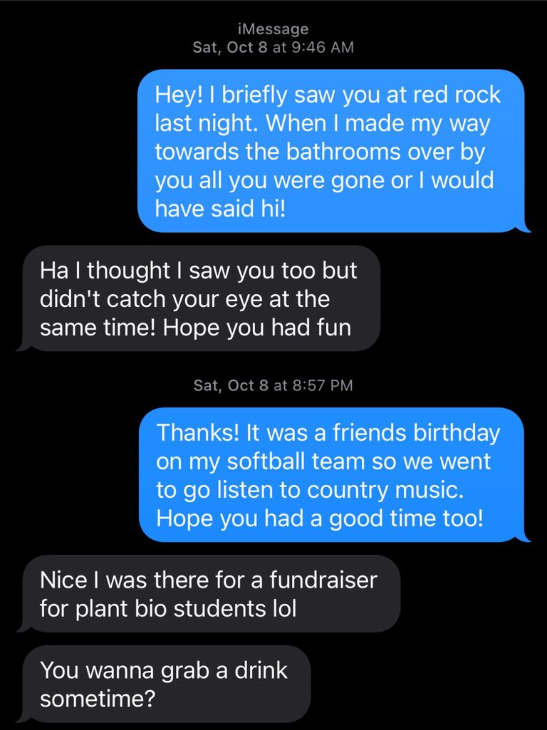 The exchange that put things in motion