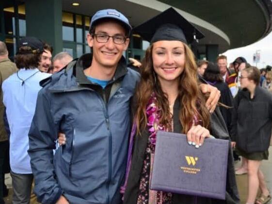 Hannah's undergraduate graduation (BS - Biology) from Westminster College in Salt Lake City, UT