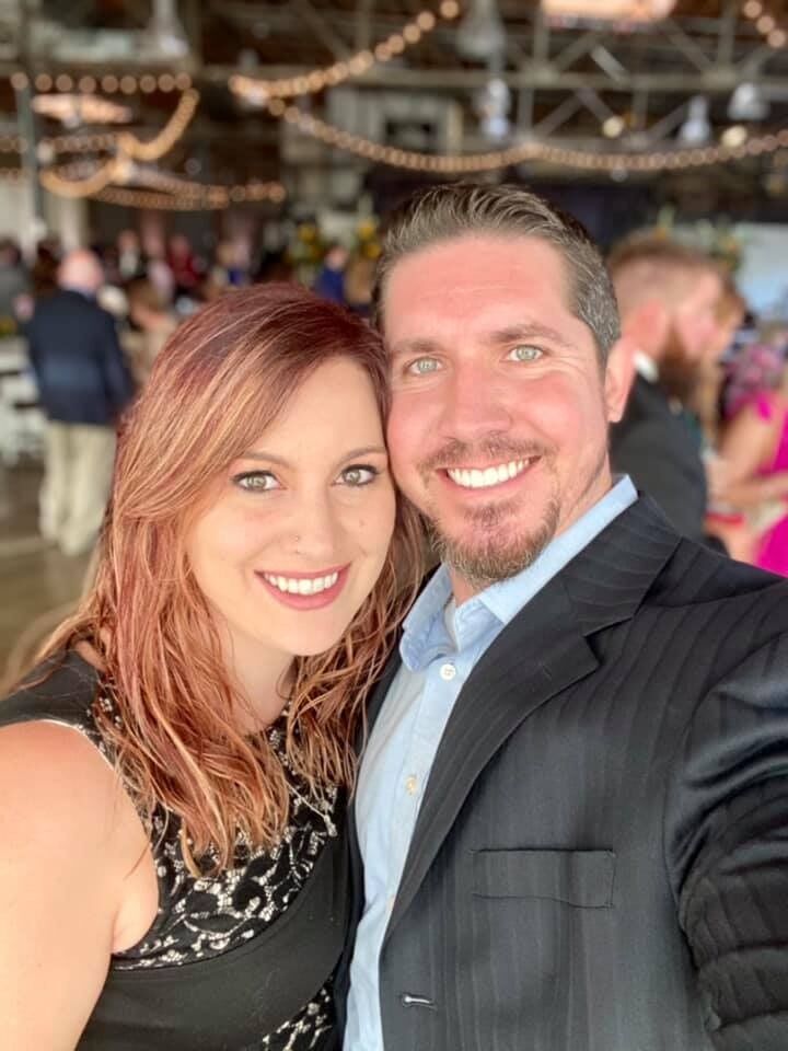 Celebrated 6 years together at a friend's wedding