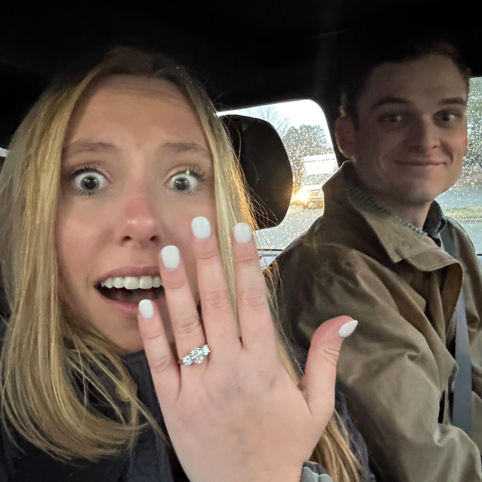 WE'RE ENGAGED