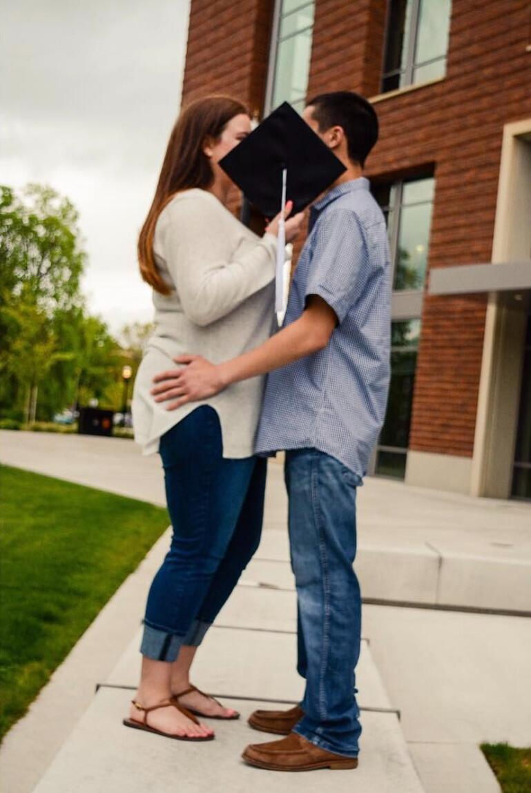 Graduated college from OSU, Megan with a BS in Digital Communication Arts and Marcus with a BS in Economics