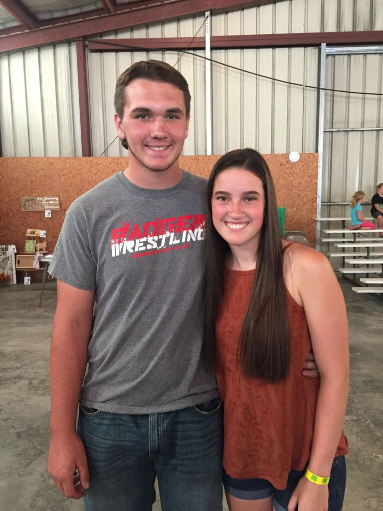 Our first picture together at the Renville County Fair!