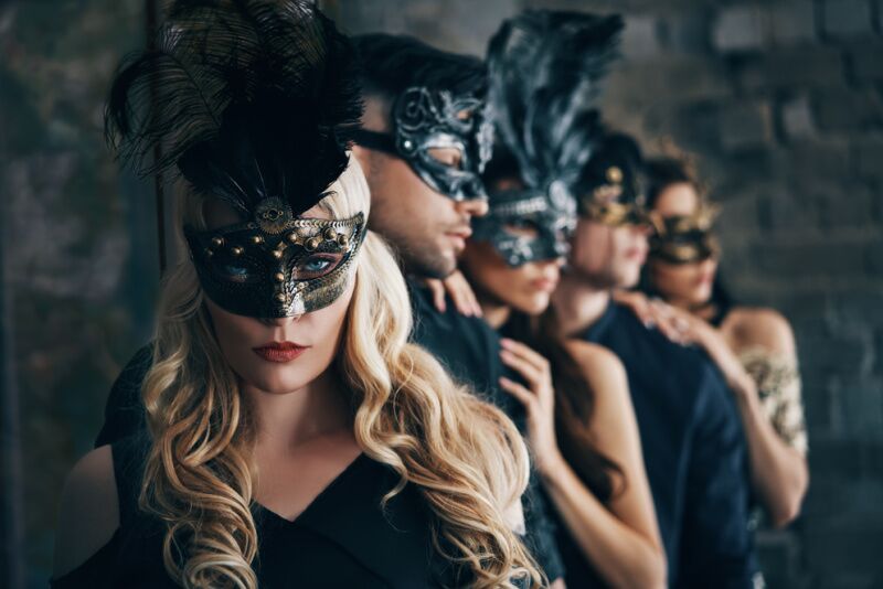 Libra astrology theme party idea - masquerade
