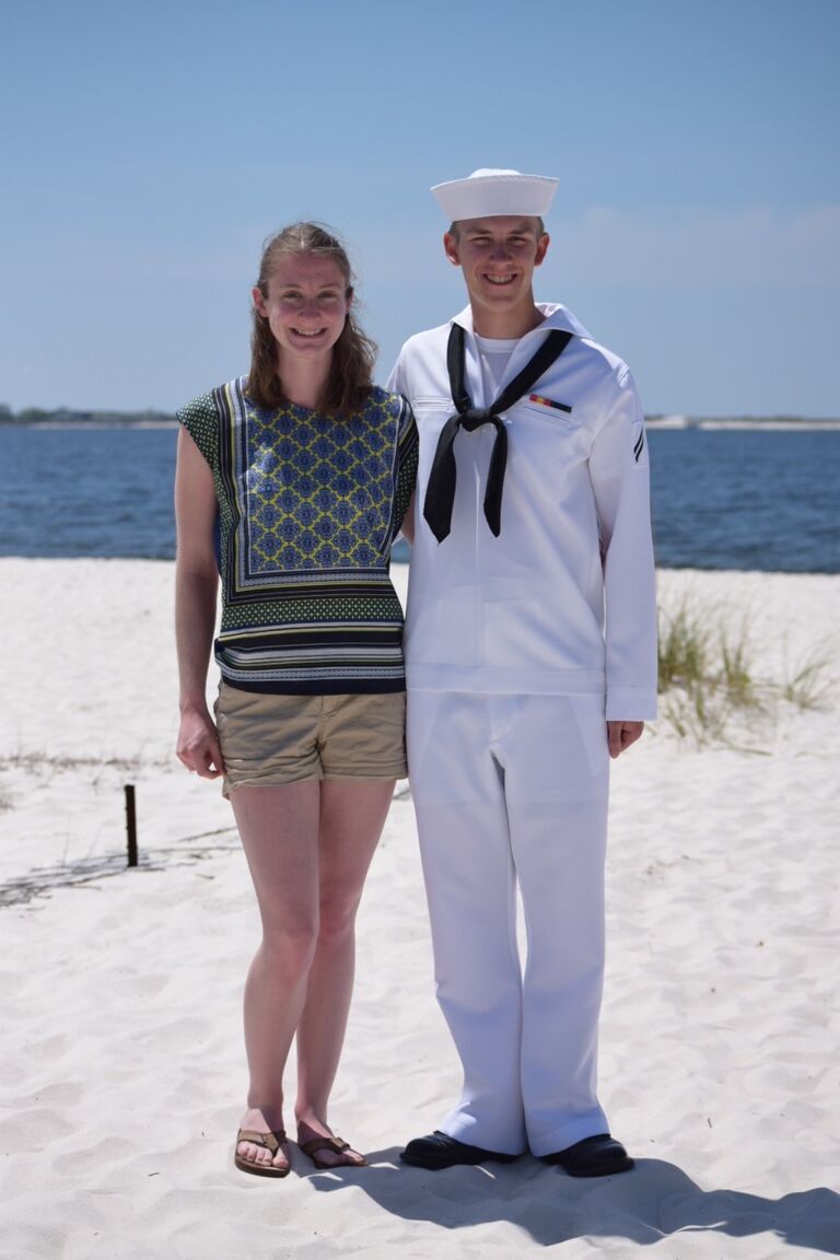 After high school, Sam joined the Navy and was stationed in Jacksonville FL, while Mikayla went to school at SUNY College of Environmental Science and Forestry in Syracuse NY. 