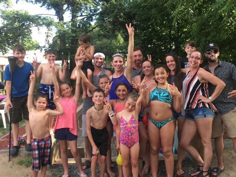 The best birthday celebration because for the first time our house that we all still share together finally became a home that day. Blended families don't just happen, it takes lots of love and dedication to each other. This family is a testament to our love. 
