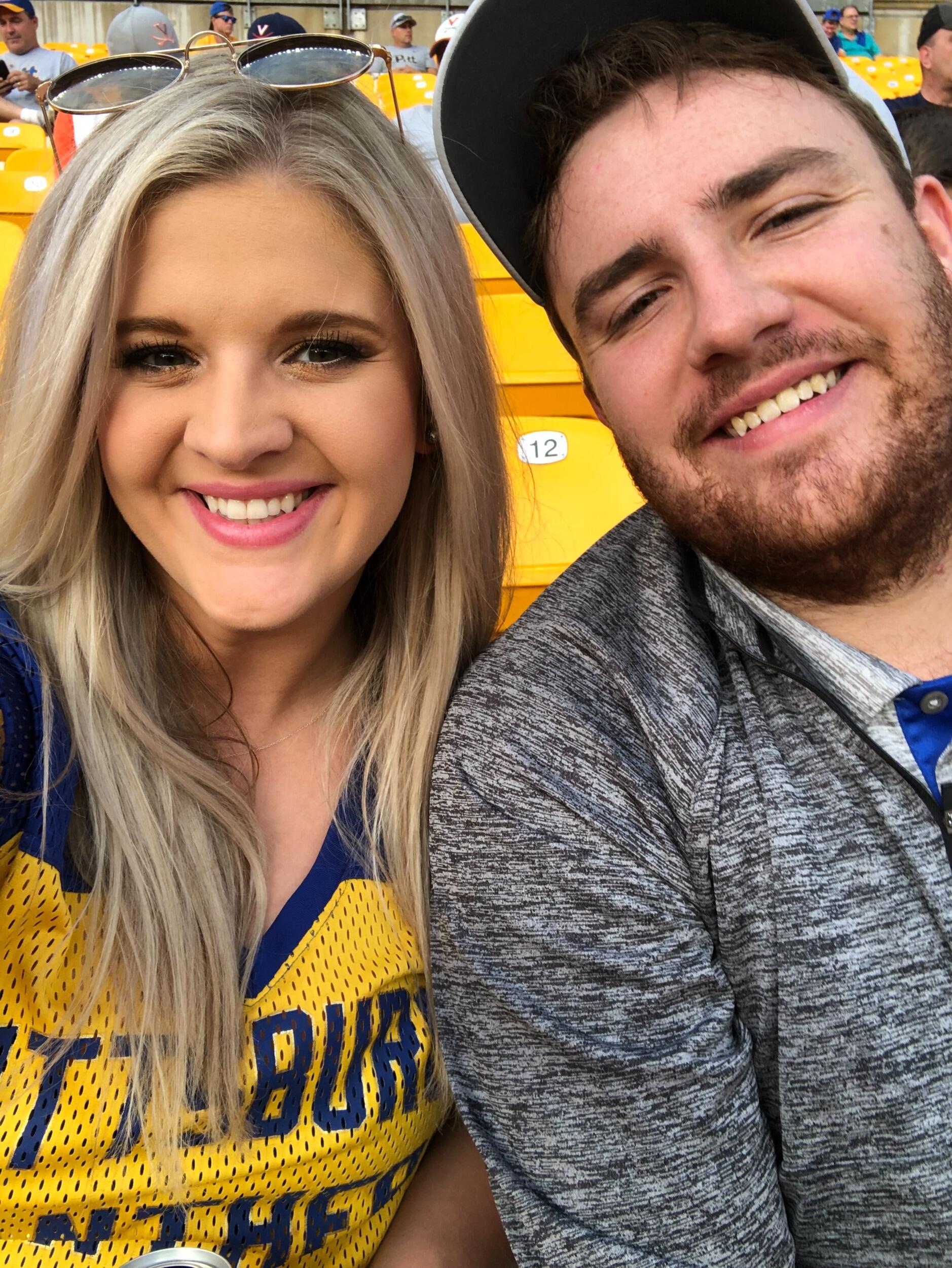 Pitt football game against Virginia 