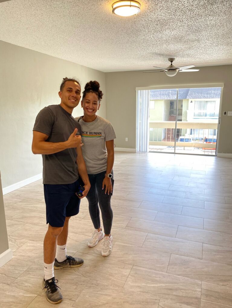 We finally moved into our own little home and it was an amazing feeling. This was our first big step towards intertwining our lives.