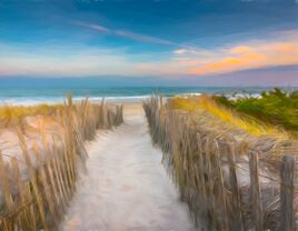 hamptons beach path beautiful dreamy