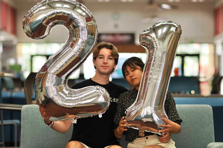 Jacob's 21st birthday!! We celebrated together!