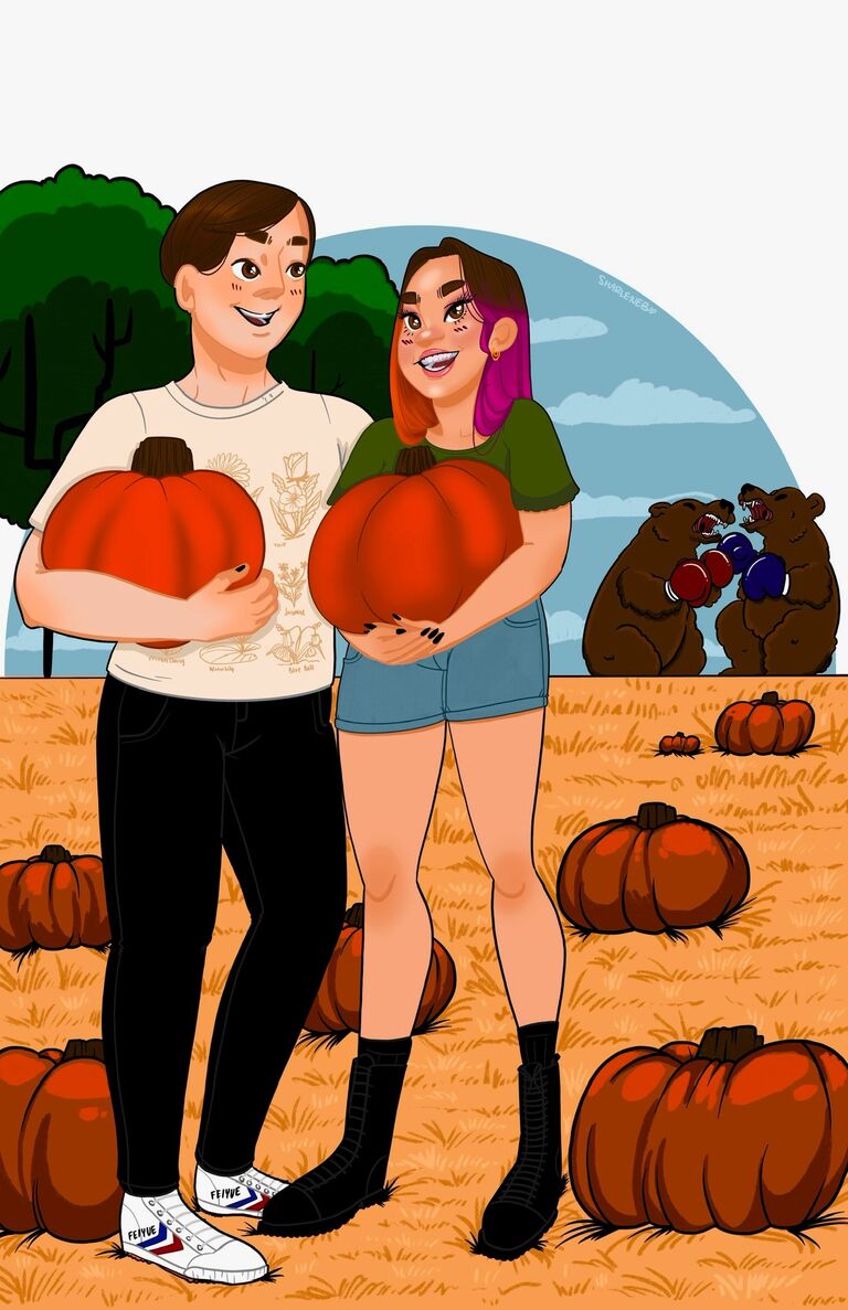 Our first in-person date at the OC Zoo