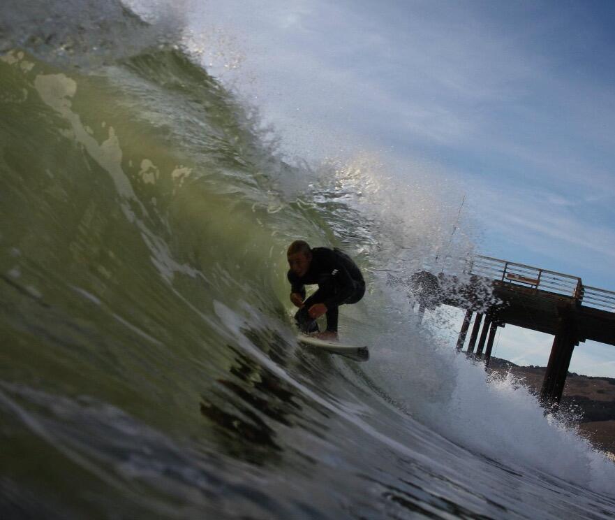 (Photo Date)                                 
Micah grew up surfing almost every day, riding the waves up and down the coast. He also loved hanging out with his friends, always joking around and having a good time.