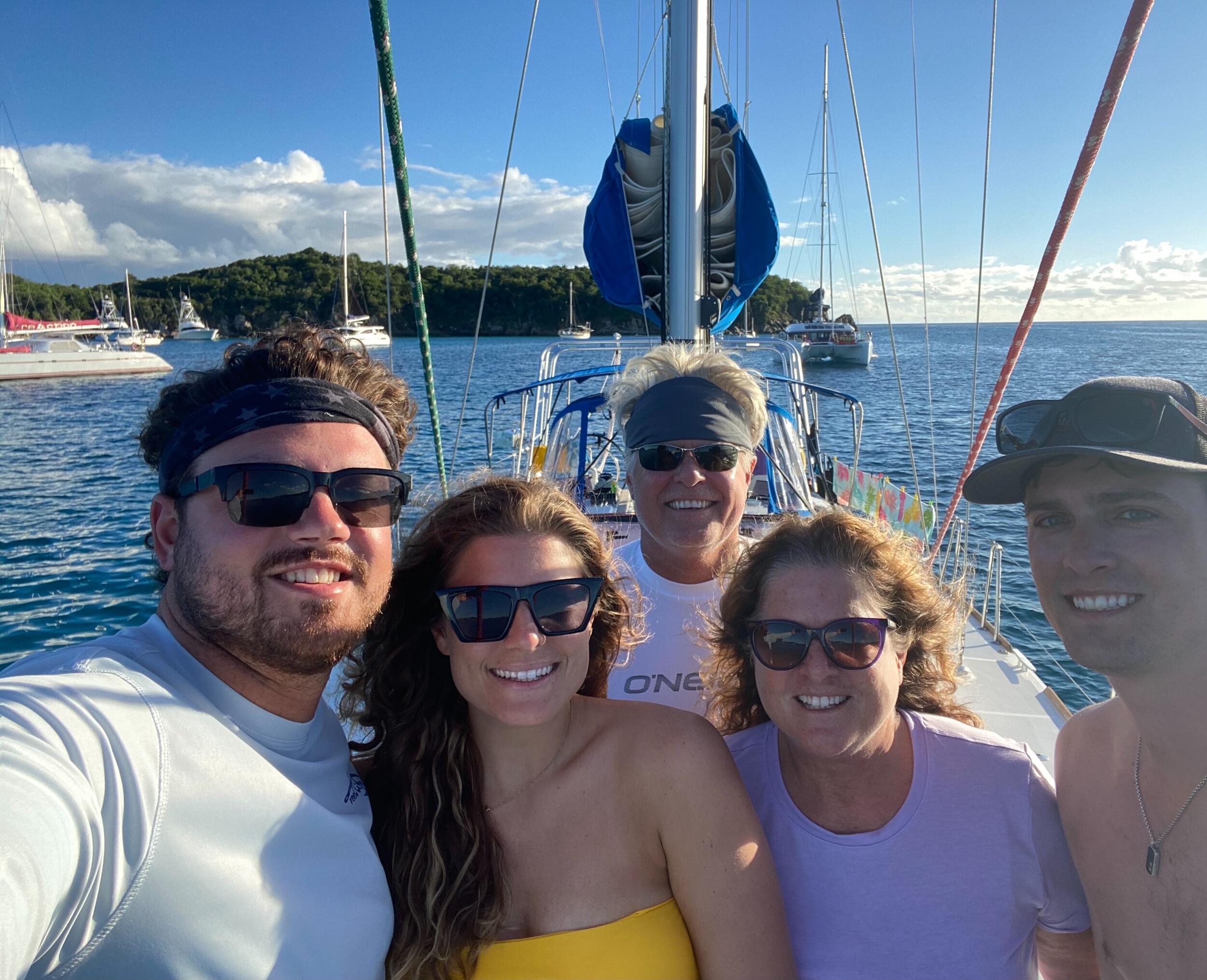 Dan takes on sailing with the Kopp family! He conquered his fear of sharks by swimming with one!