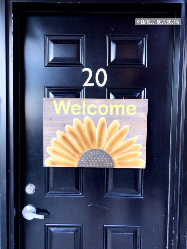 We moved into our first apartment