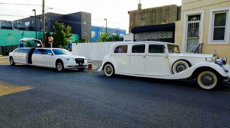 interior de la limusina rolls royce stretch