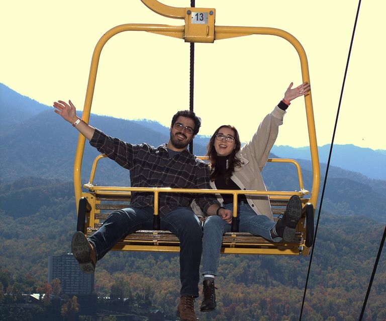 Gatlinburg Skylift - 5 year anniversary trip