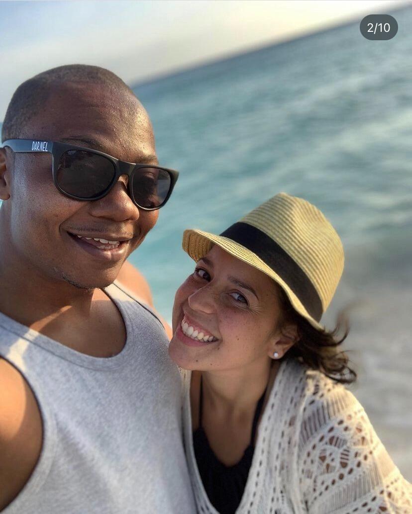 Mommy and Daddy's first trip away in Aruba. 