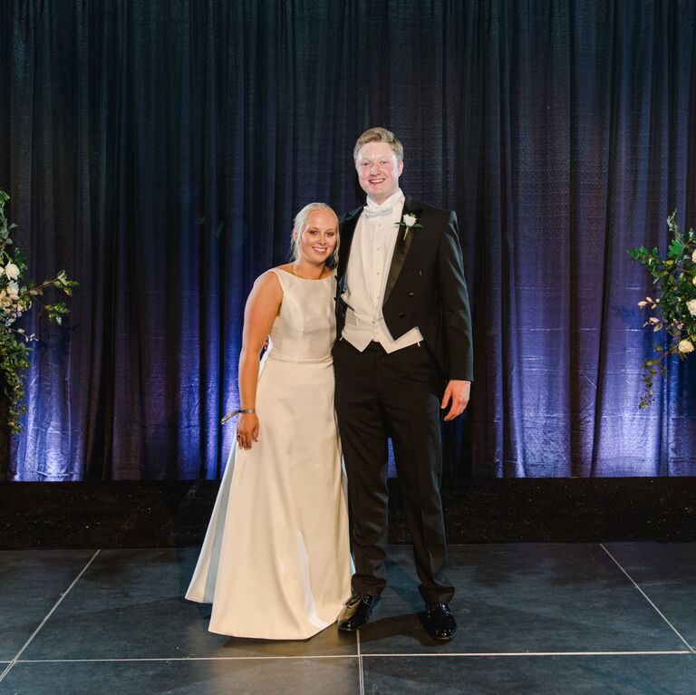 Sloan was an escort for Ansley's debutante.