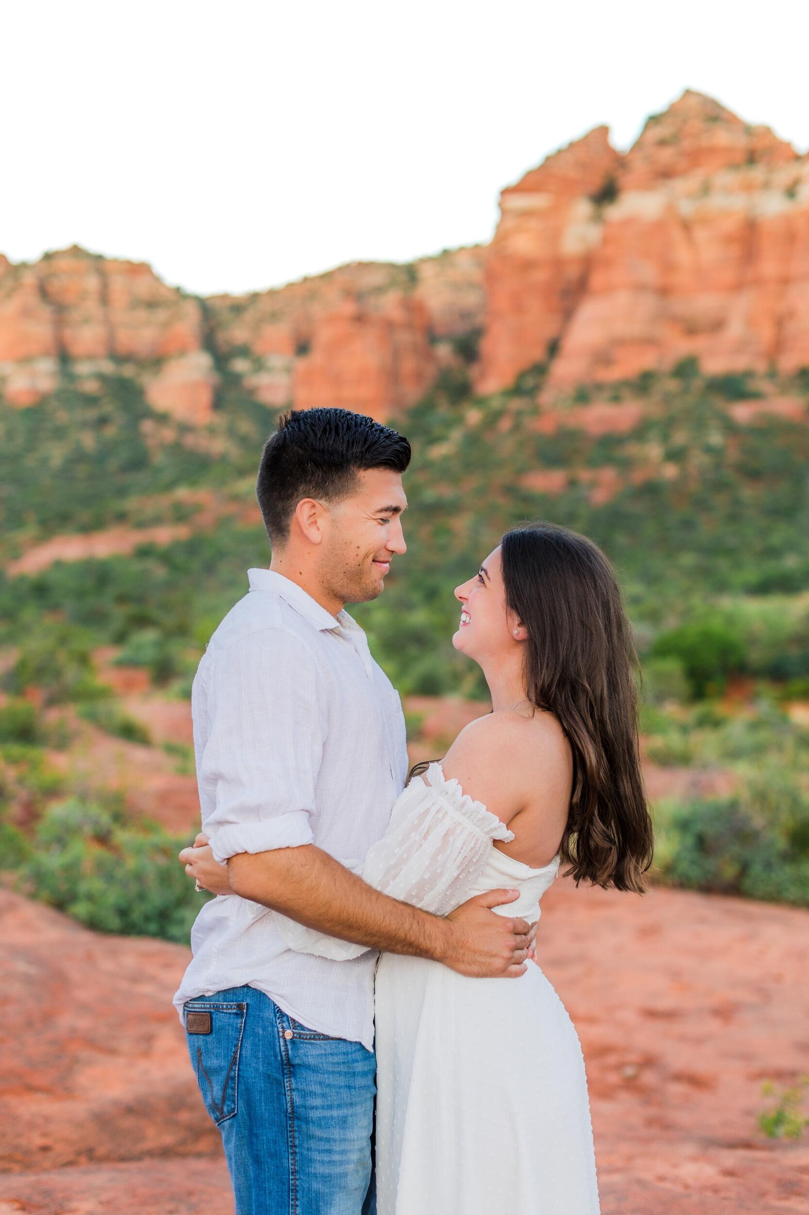 Engagement photos in magical Sedona!
