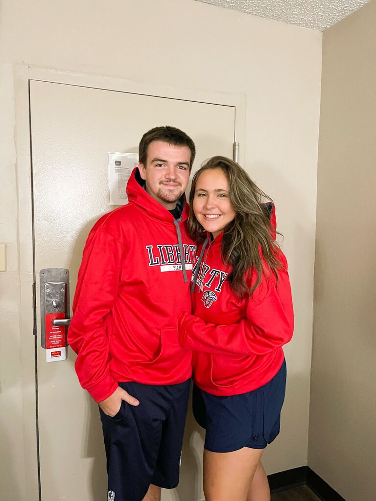 Mary moved away to Liberty University while Riley helped direct Camp Caleb!