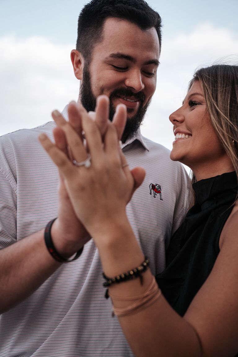 FINALLY ENGAGED! In Amelia Island, Florida, Alan got down on one knee! We celebrated with our closest friends and family! 
This was by far the best day ever, the amount of happiness I felt was unmatched! I said YES to spending the rest of my life with my best friend. I had never been so sure of something in my entire life. 