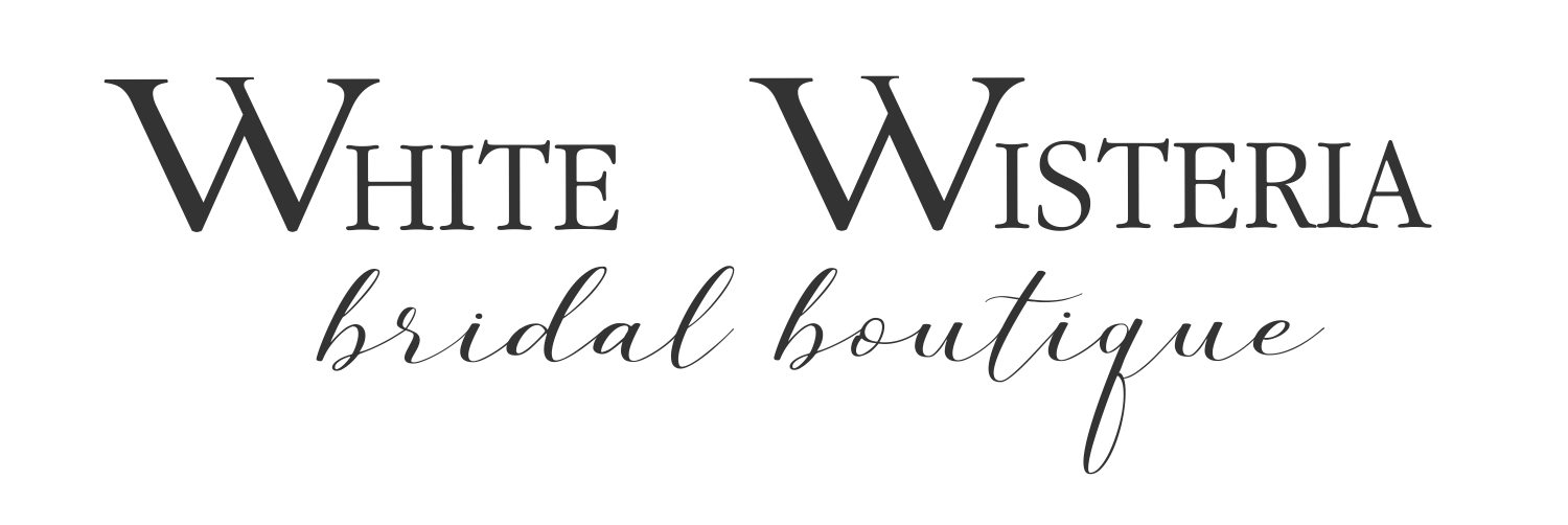 white wisteria bridal boutique