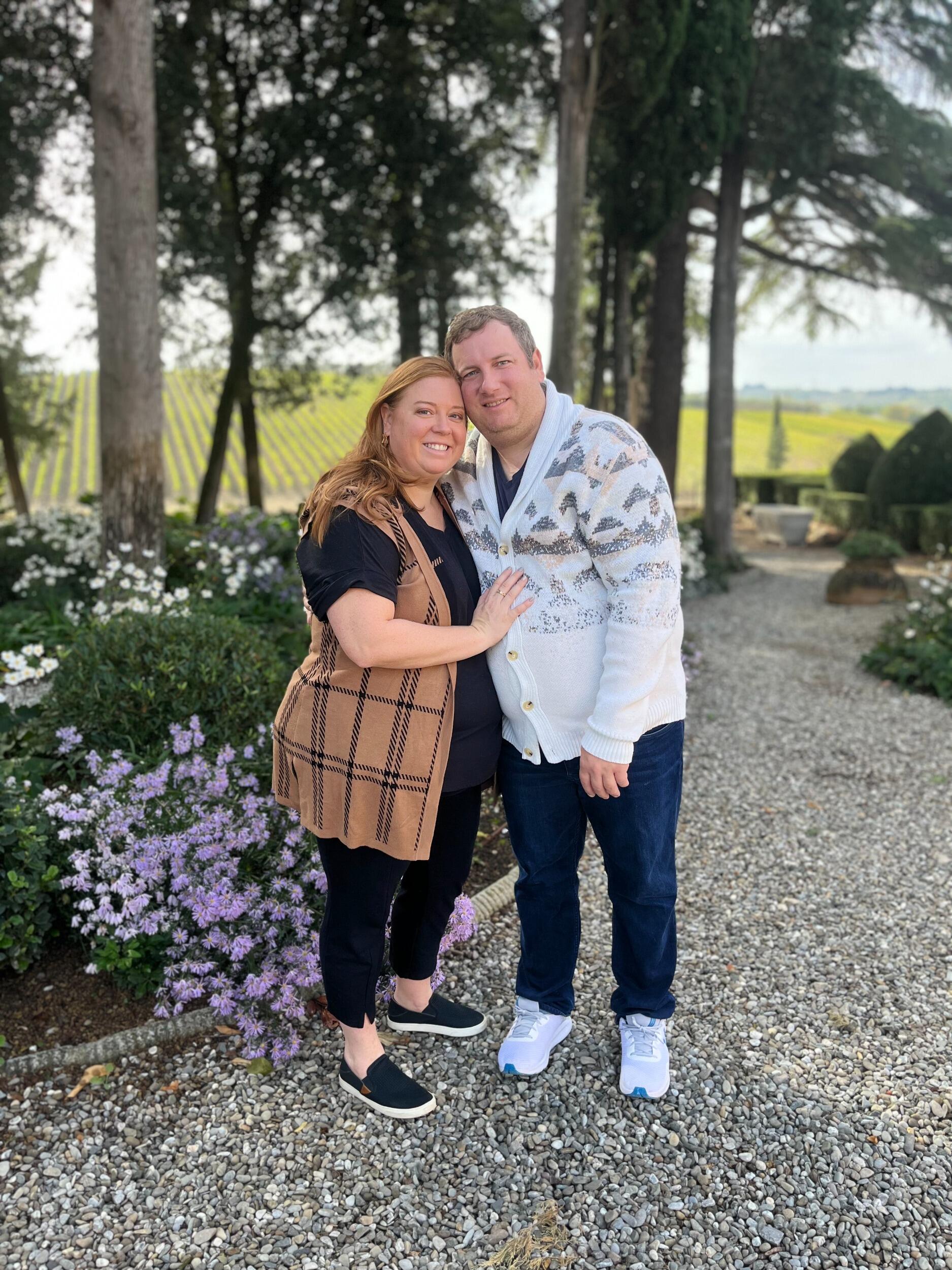 At Ruffino Winery in Tuscany on our last day in Italy.