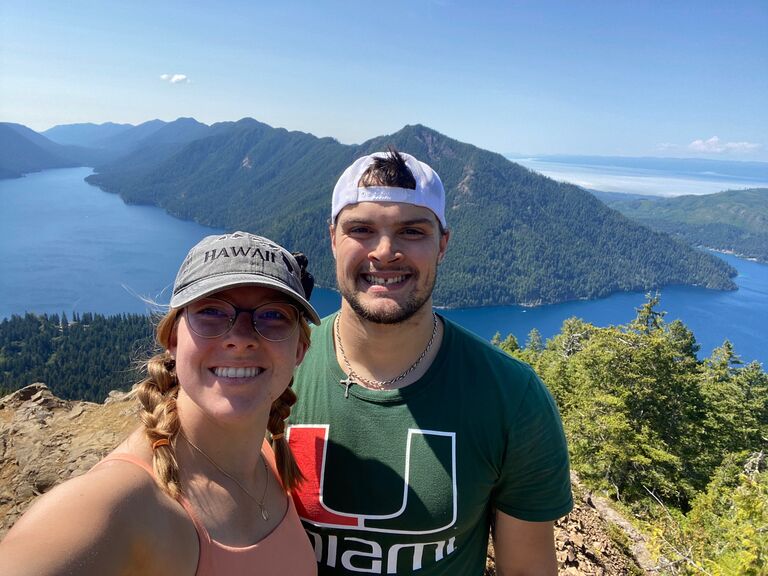 One of the many hikes conquered in Washington!